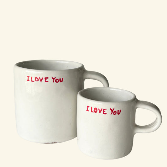 Customizable Love Notes Handmade Pottery Mug π
