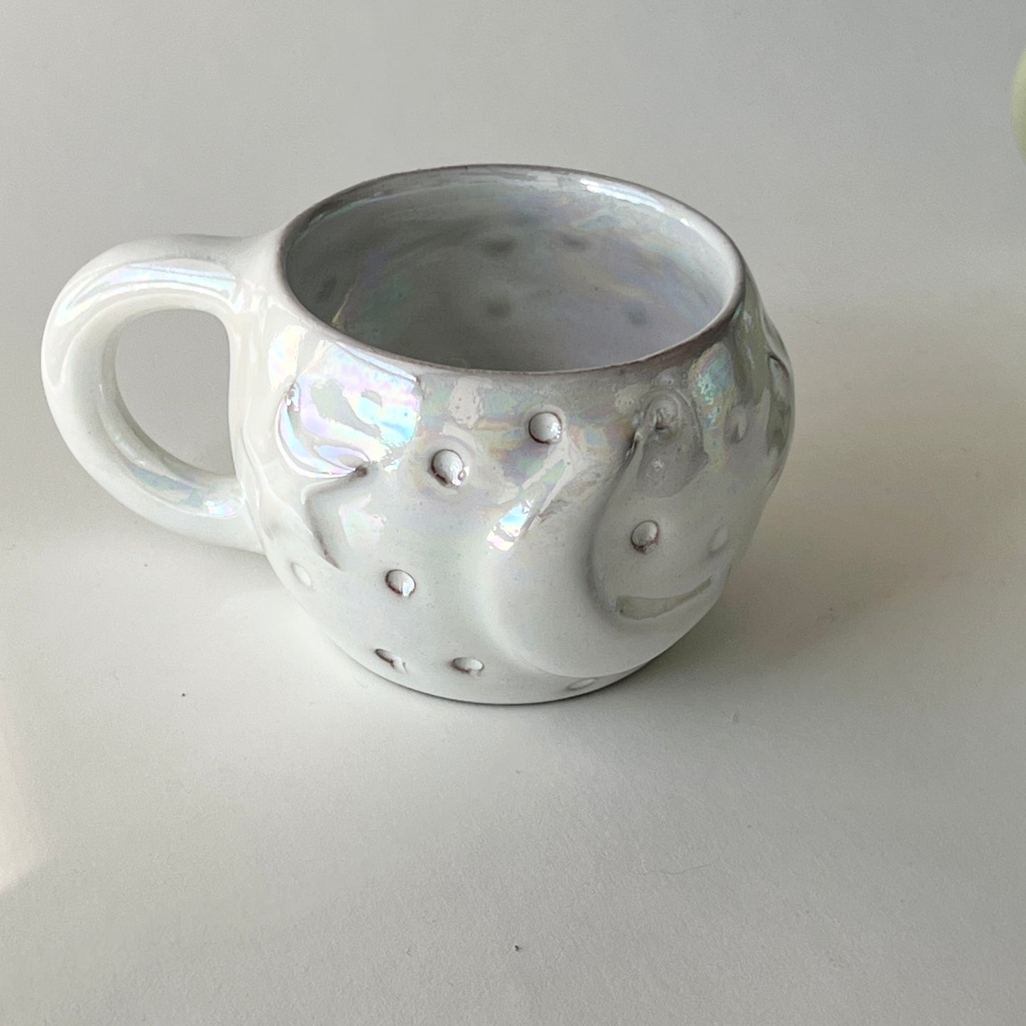 Stars in the Sky Espresso Cups - Set of 2 - White Iridescent