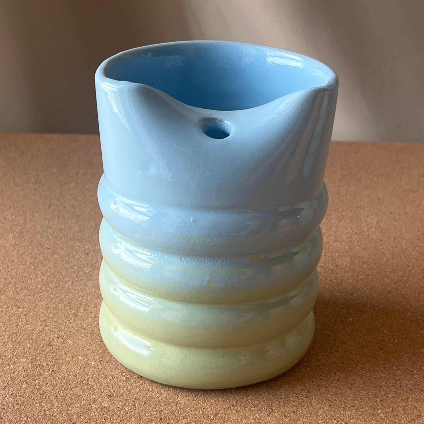 Mint Meadow Ceramic Tumbler – Sample Edition (Reversed Shades)