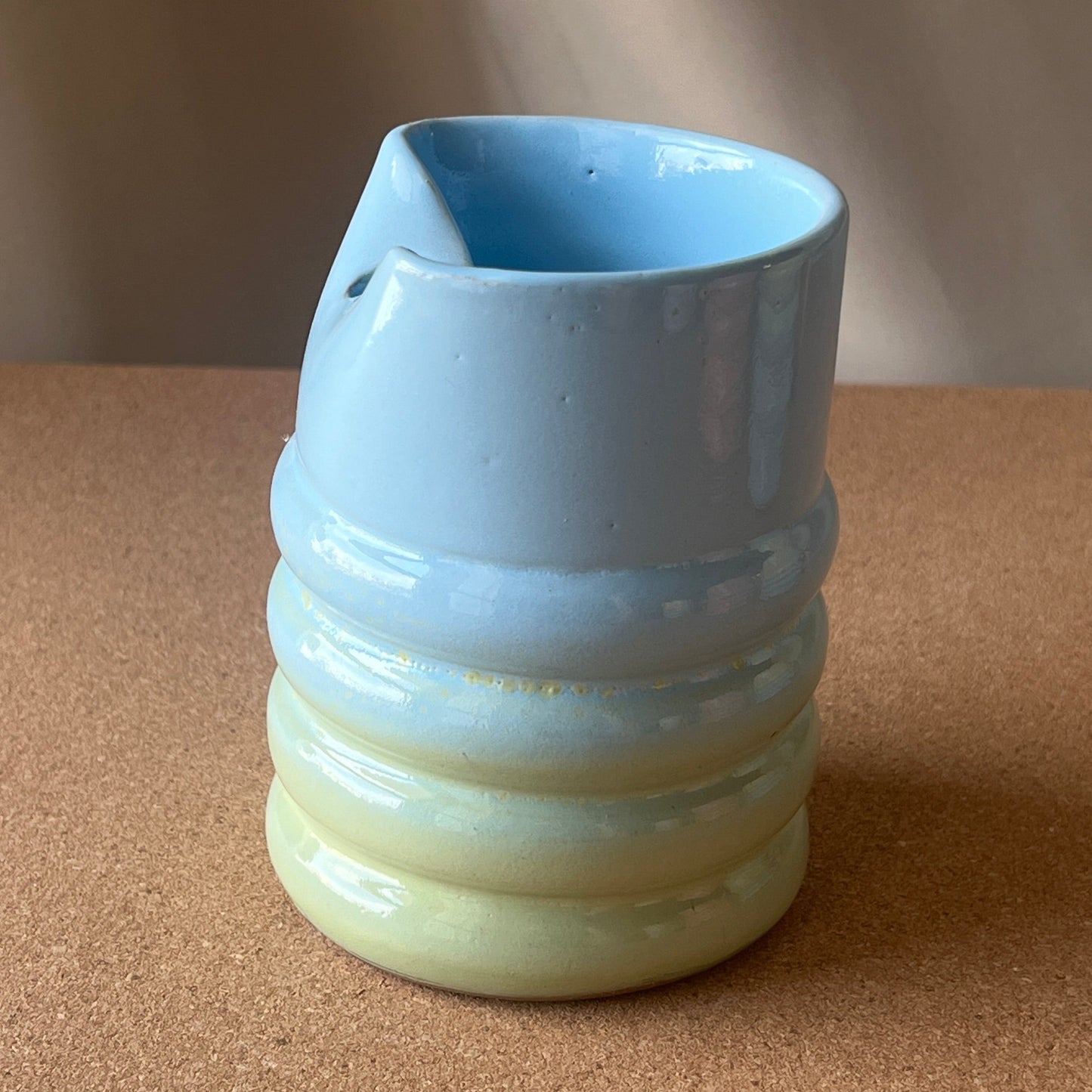 Mint Meadow Ceramic Tumbler – Sample Edition (Reversed Shades)
