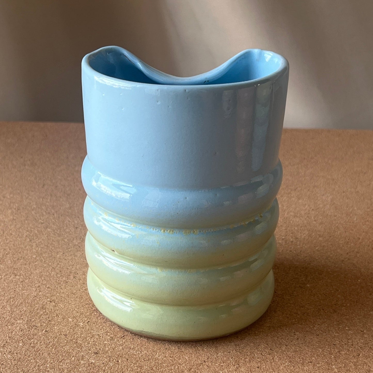 Mint Meadow Ceramic Tumbler – Sample Edition (Reversed Shades)