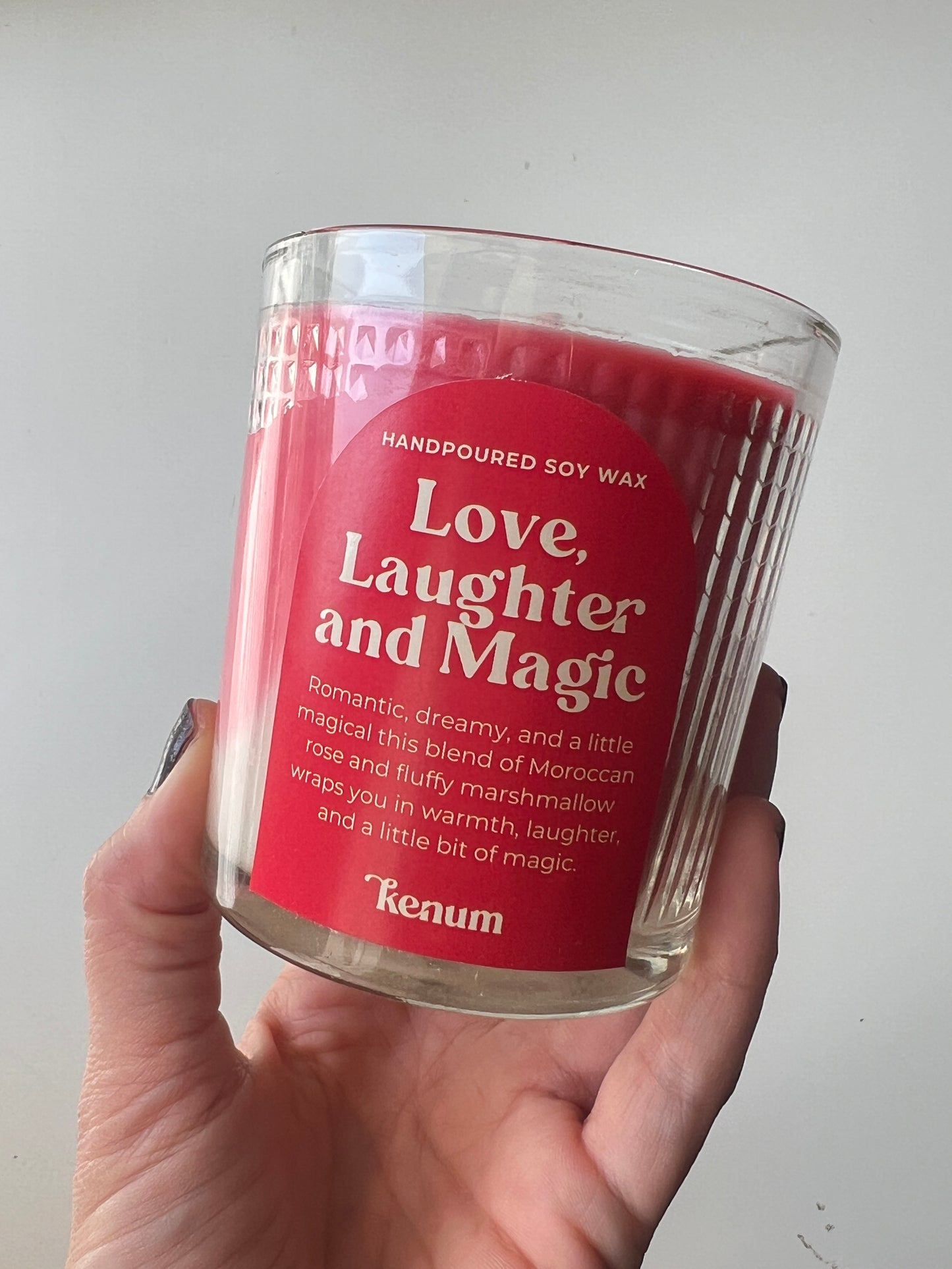 Love, Laughter & Magic Soy Candle | Moroccan Rose & Marshmallow