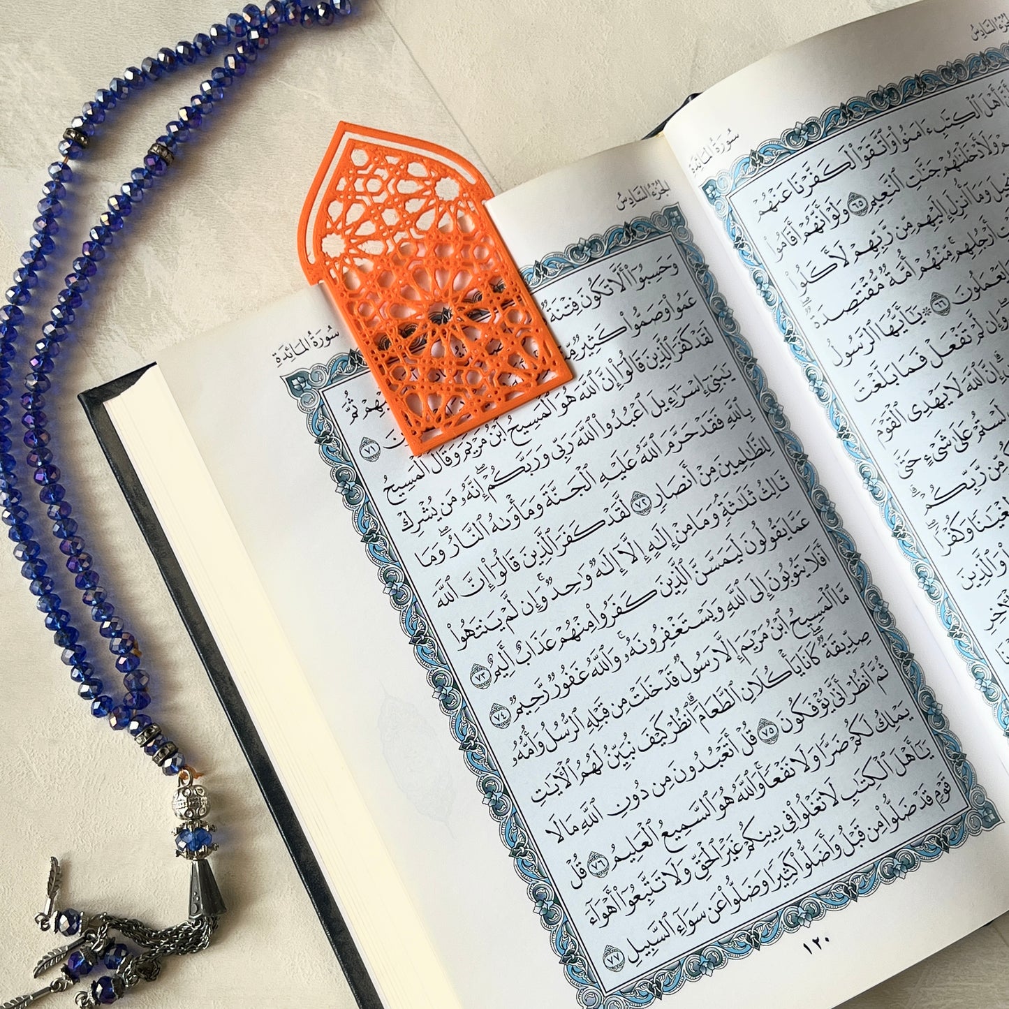 Colorful 3D printed Quran Bookmark