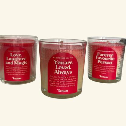 You Are Loved Always Soy Candle | Rose Water & Creamy Vanilla