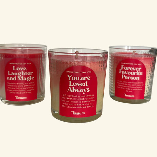 You Are Loved Always Soy Candle | Rose Water & Creamy Vanilla