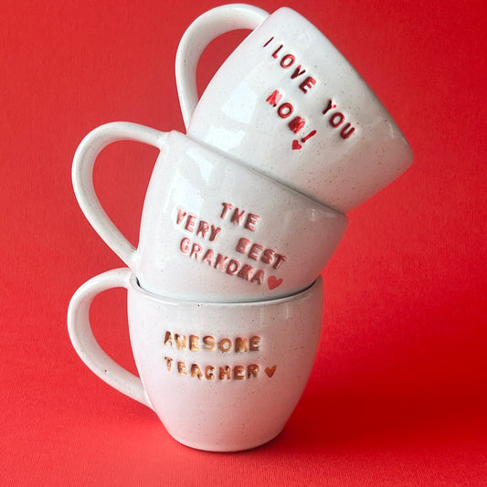Handmade Mug for Mom, Grandma, or Teacher – Mother’s Day Gift