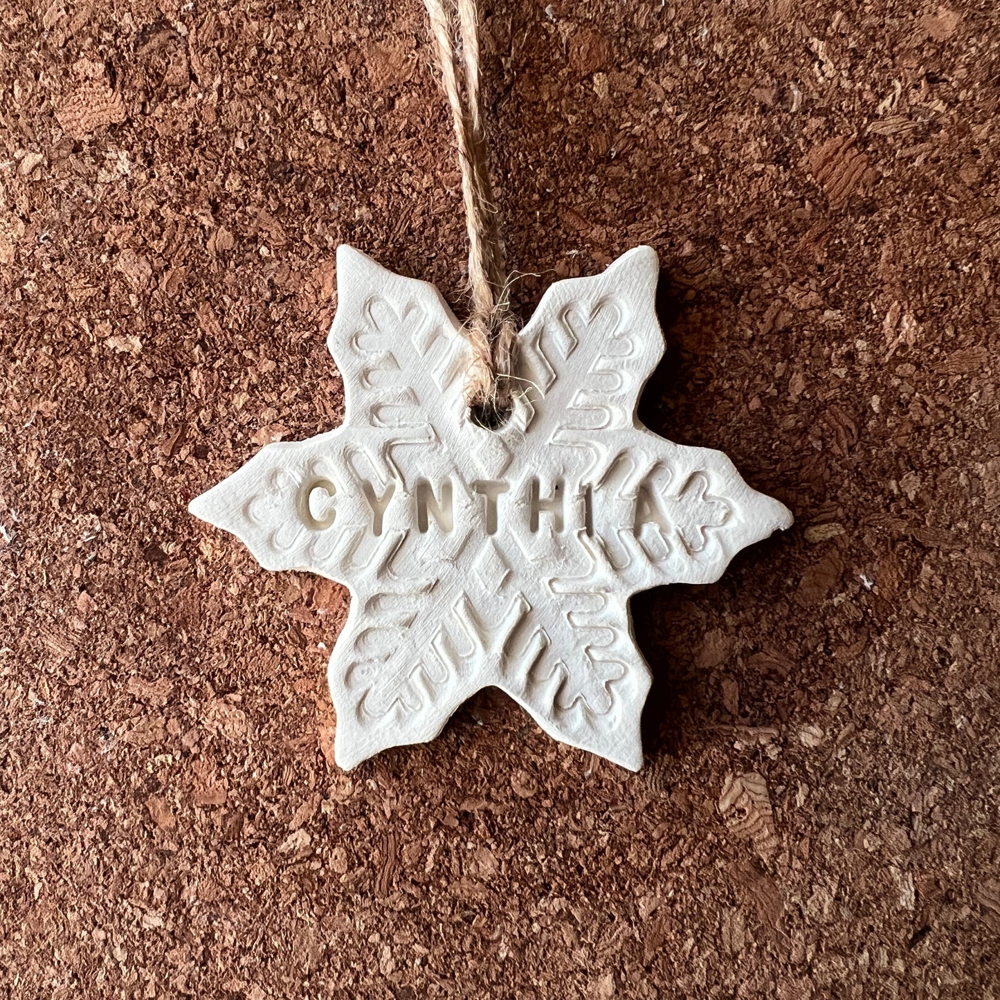 Customizable Snowflake Christmas Ornament – Personalized Holiday Gift
