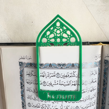 Colorful 3D printed Quran Bookmark