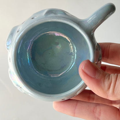Stars in the Sky Espresso Cups - Set of 2 - Baby Blue Iridescent