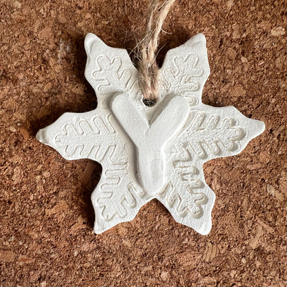 Letter Christmas Ornament – Handmade & Customizable
