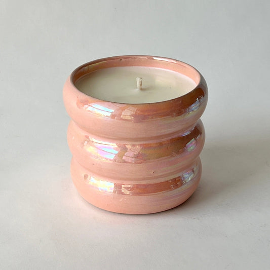 Bubbly Pottery Candle - Cherry Berry