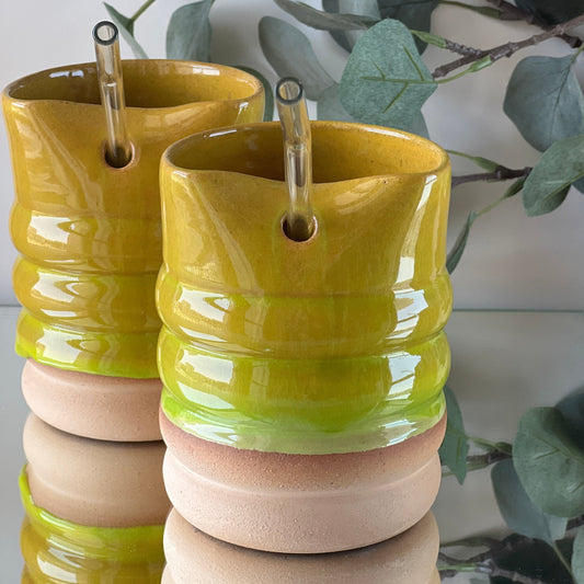 Golden Sand Ceramic Tumbler