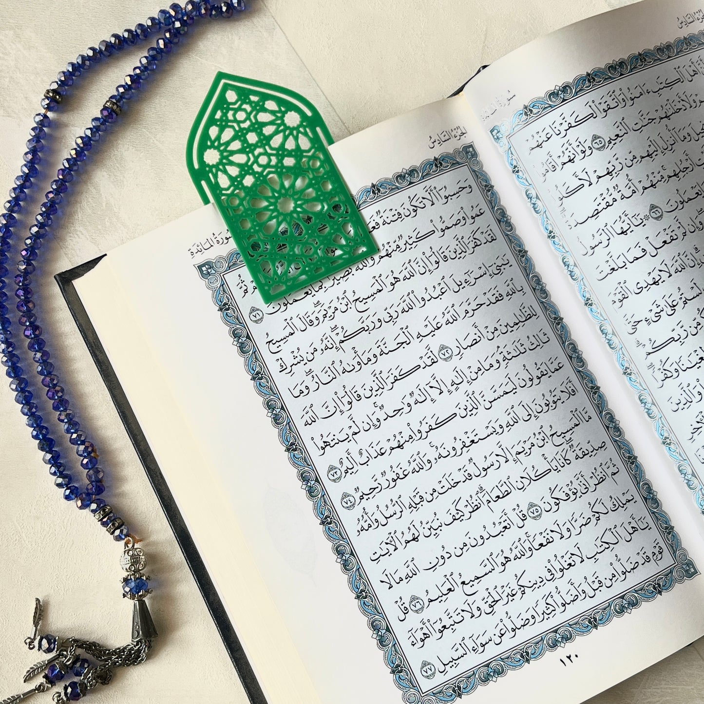 Colorful 3D printed Quran Bookmark