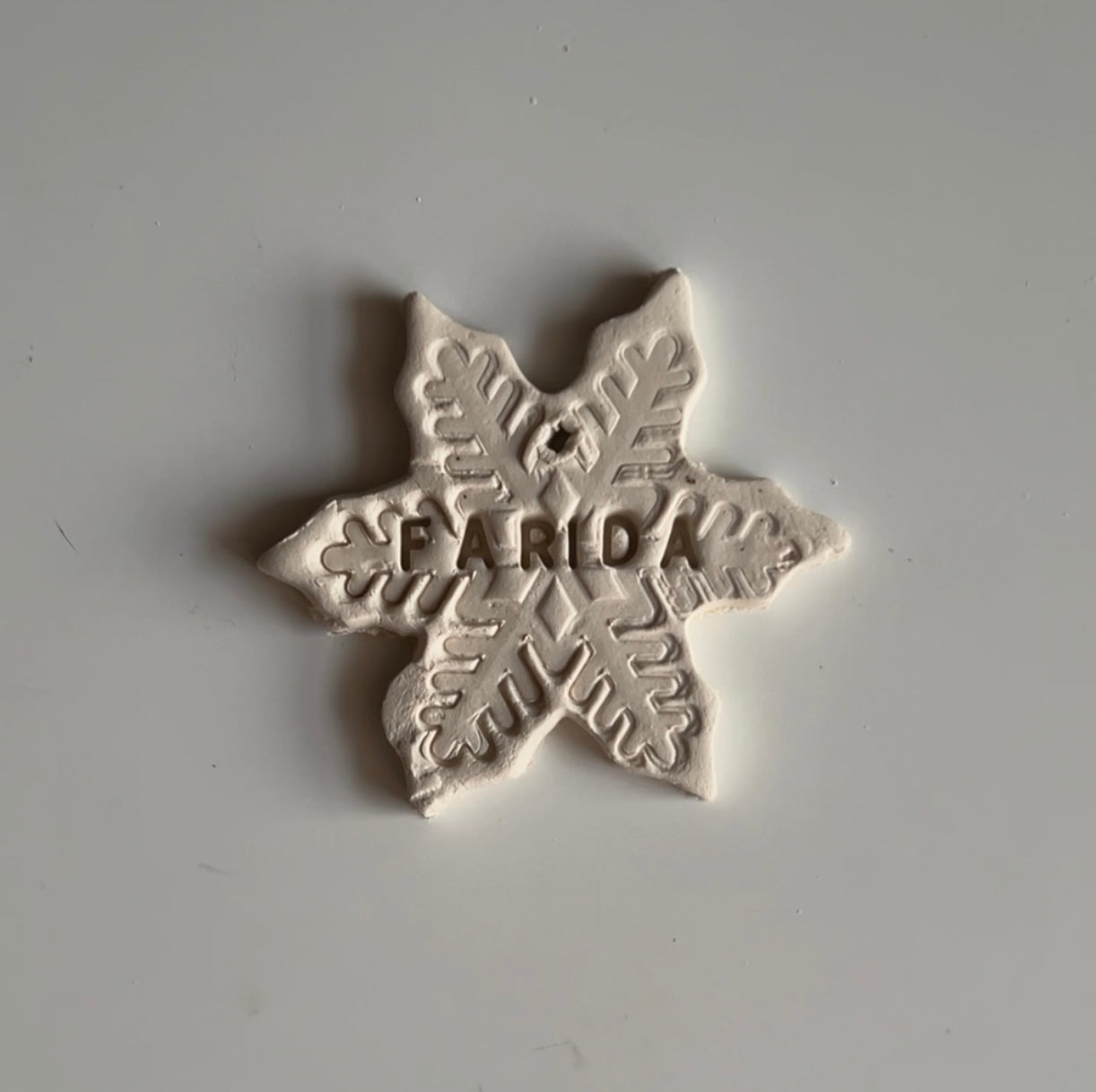 Customizable Snowflake Christmas Ornament – Personalized Holiday Gift