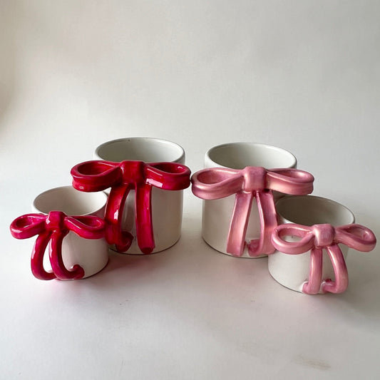 Bowtiful Large Handmade Mug 🎀