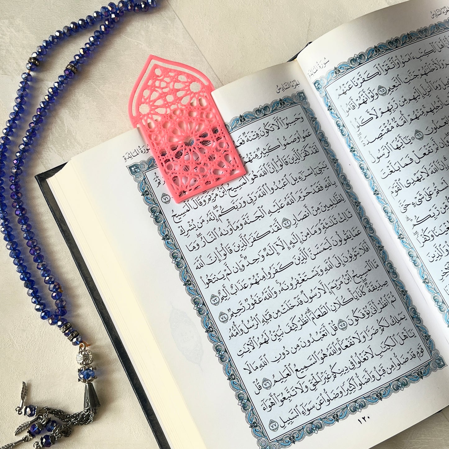 Colorful 3D printed Quran Bookmark
