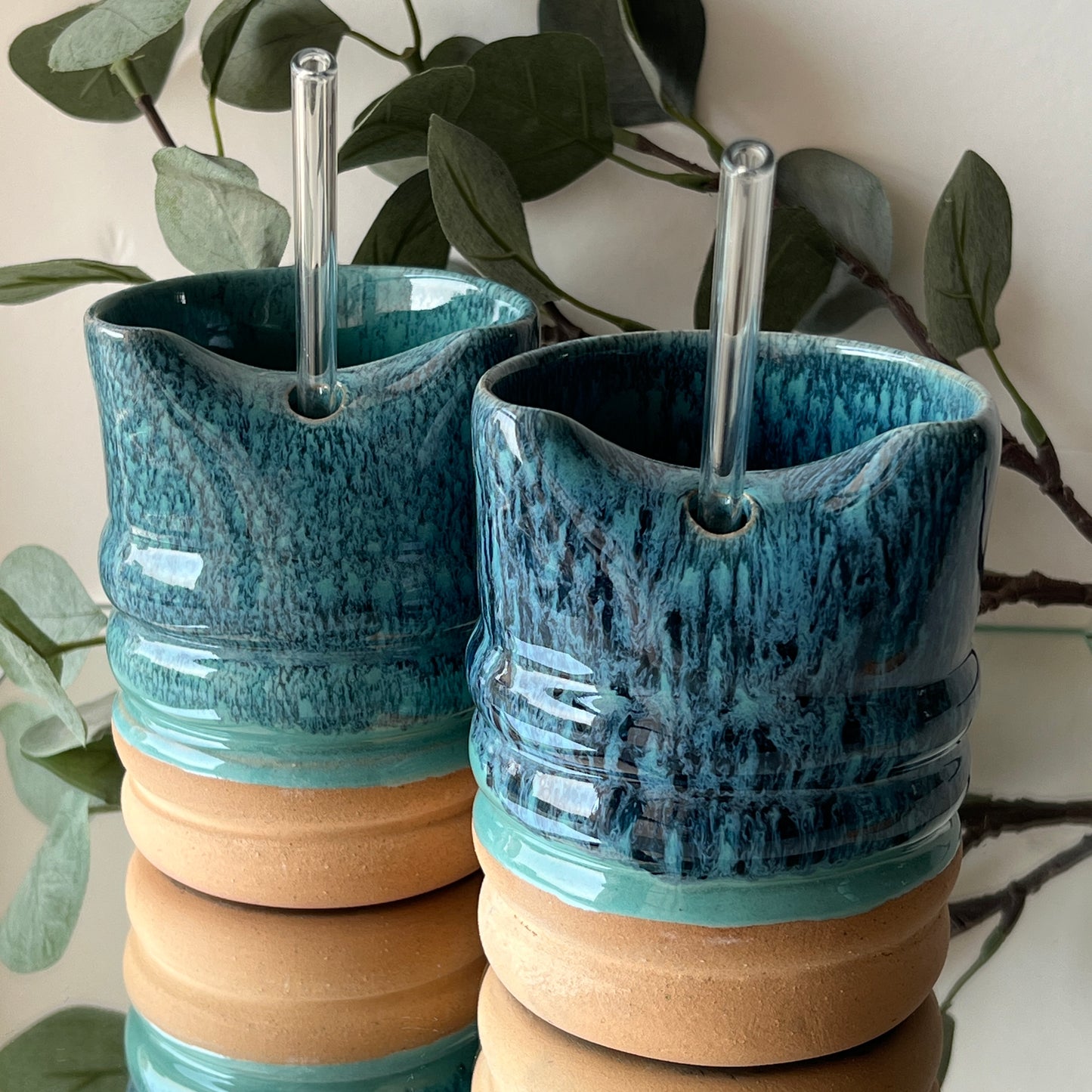 Ocean Wave Ceramic Tumbler