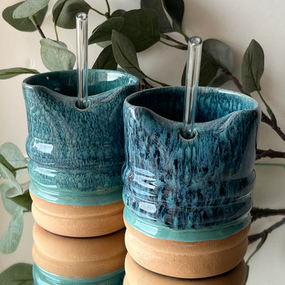 Ocean Wave Ceramic Tumbler