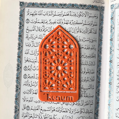Colorful 3D printed Quran Bookmark