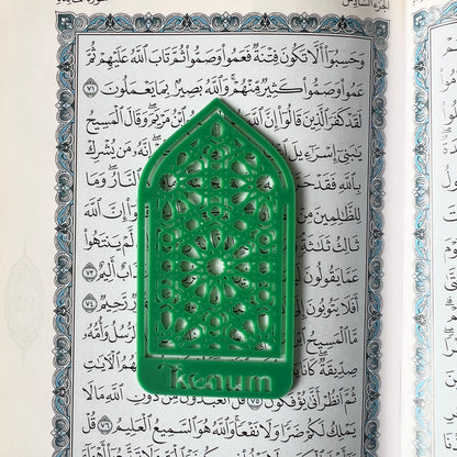 Colorful 3D printed Quran Bookmark