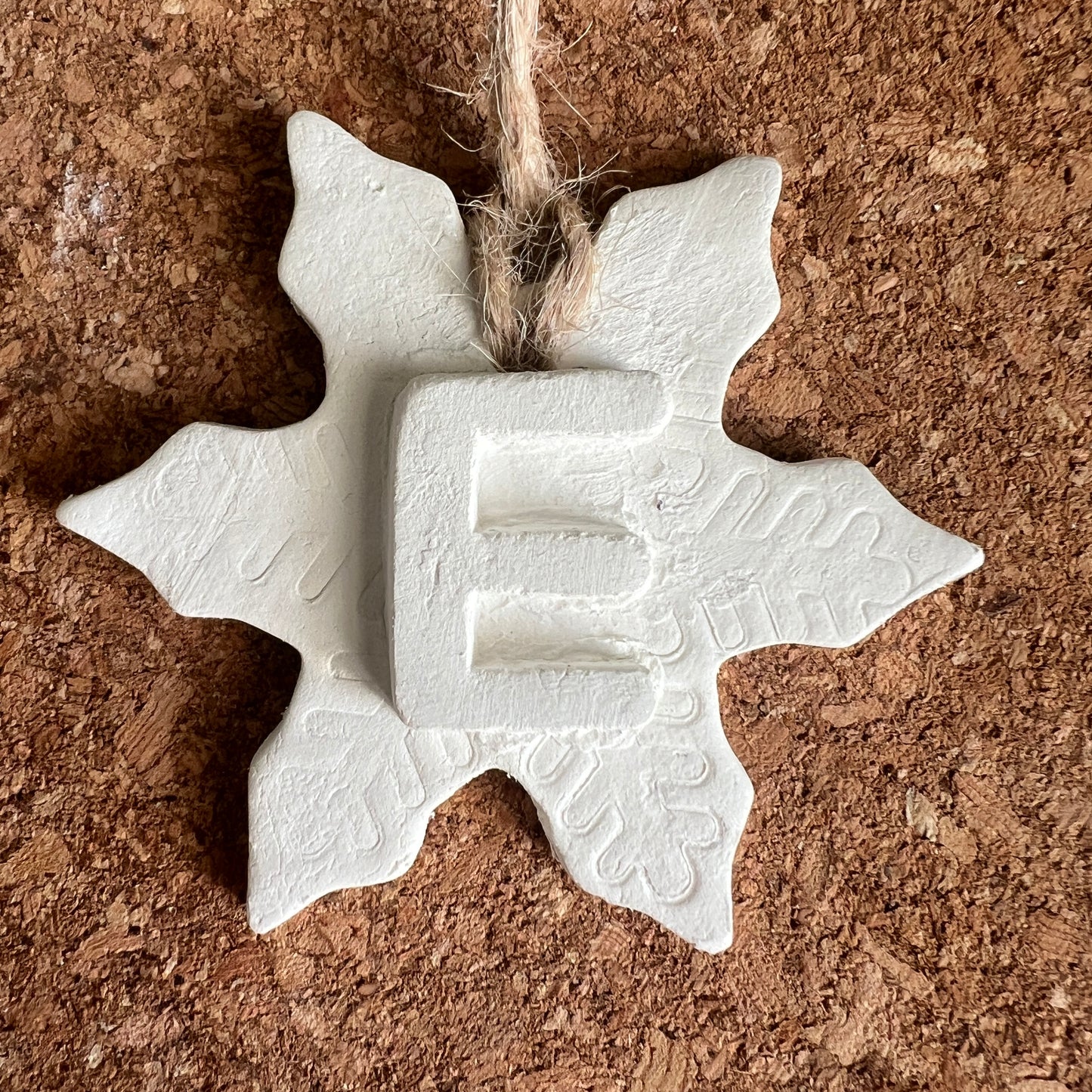 Letter Christmas Ornament – Handmade & Customizable