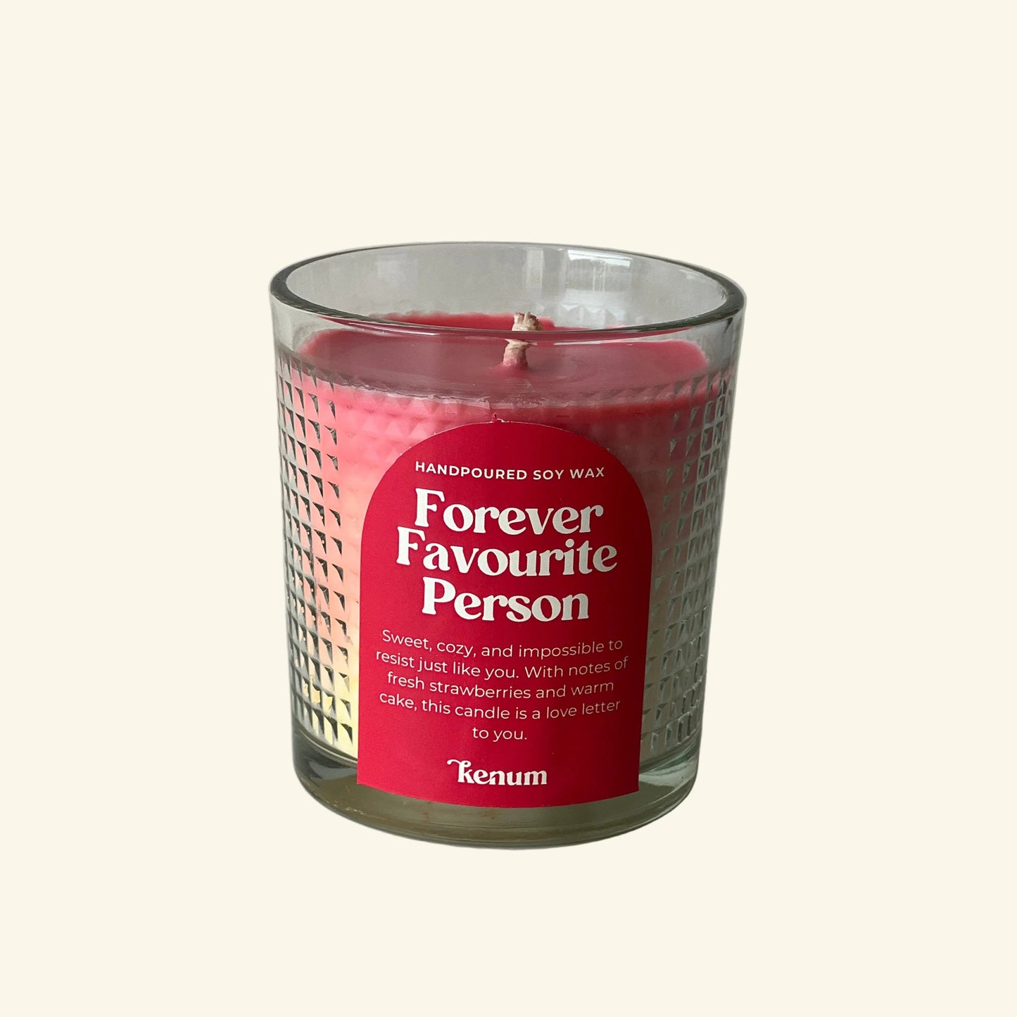 Forever Favorite Soy Candle | Strawberry Pound Cake